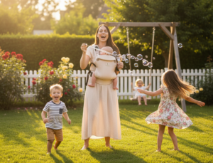 Arbeit an das Leben anpassen: Wie Melanie als dreifache Mama ihre Prioritäten neu setzte