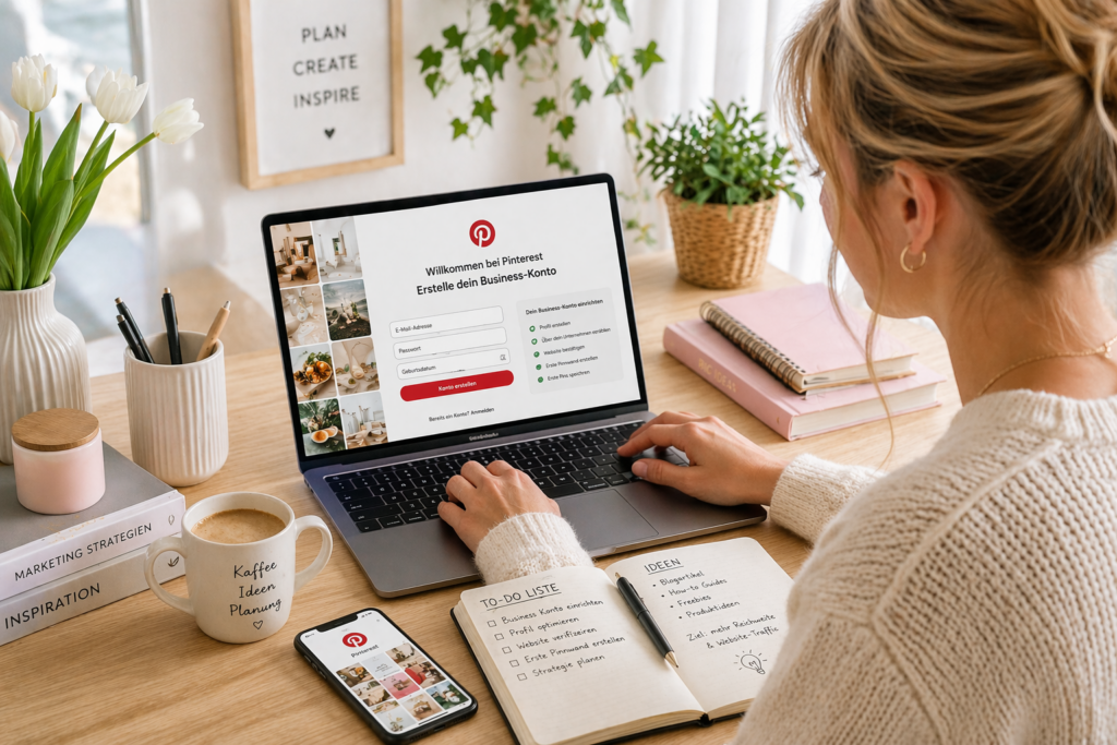 Pinterest Business Konto einrichten,
